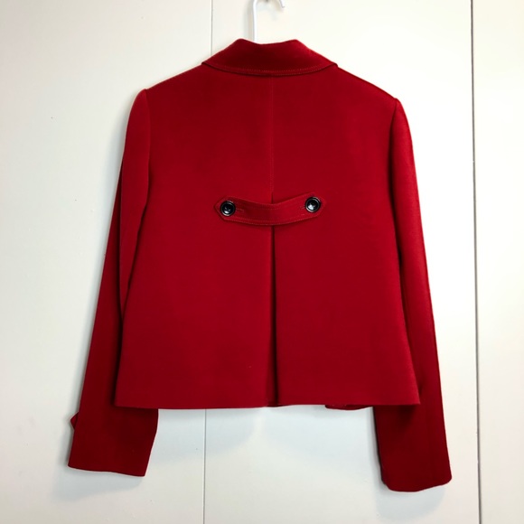 SOLD Calvin Klein Cape Peacoat Button Coat Jacket - Picture 2 of 7